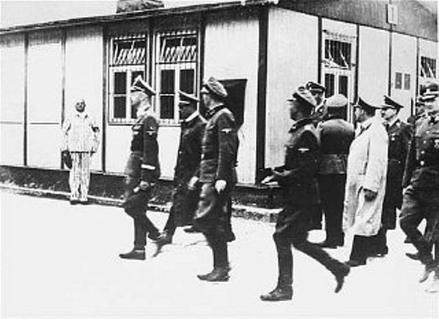 Himmler at Mauthausen